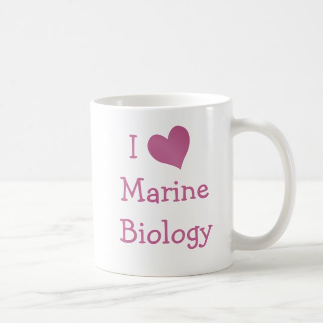 I Kärlek marina biologi Kaffemugg (Höger)