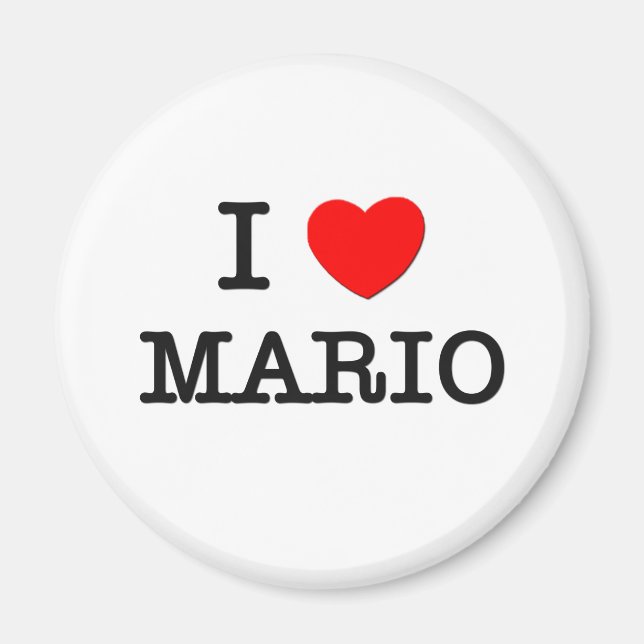 I Kärlek Mario Magnet (Framsidan)
