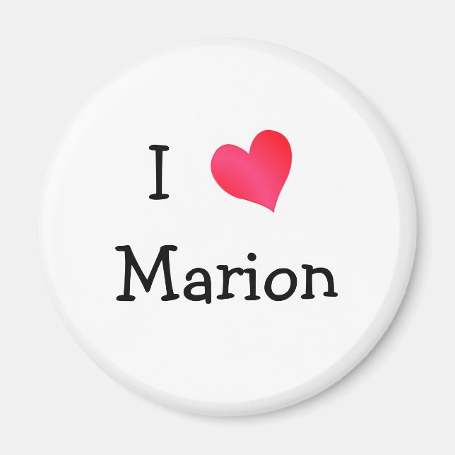 I Kärlek Marion Magnet (Framsidan)