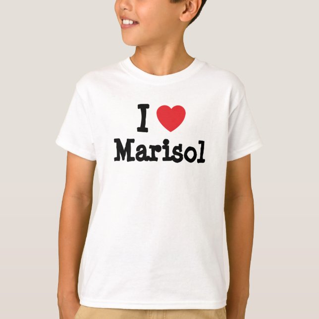 I kärlek Marisolhjärta T-Shirt (Framsida)