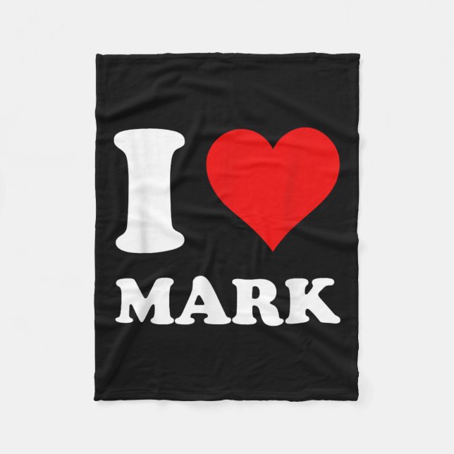 I Kärlek Mark Fleecefilt (Framsidan)