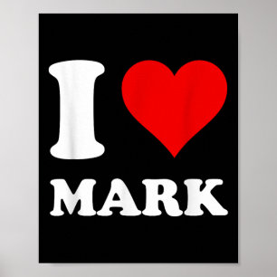 I Kärlek Mark Poster