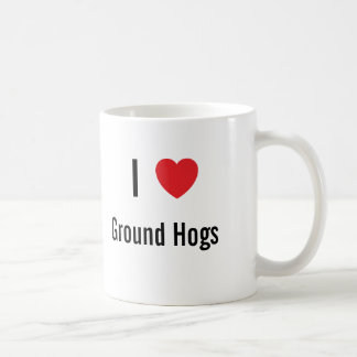 I kärlek Markhundar Kaffemugg