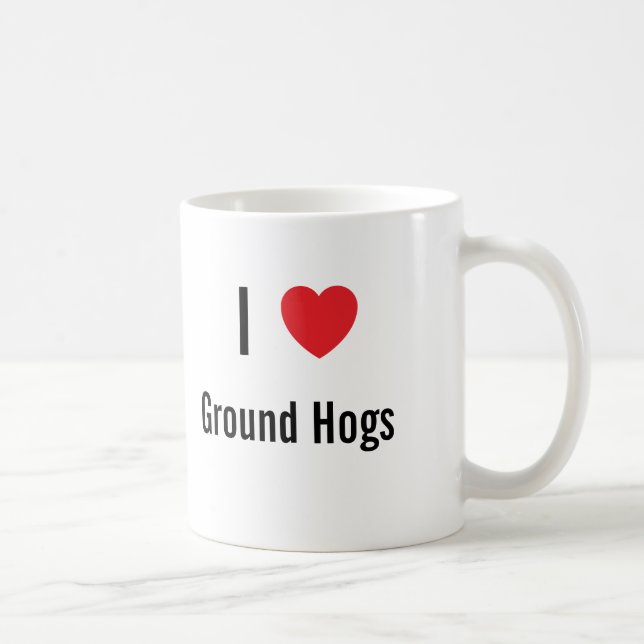 I kärlek Markhundar Kaffemugg (Höger)