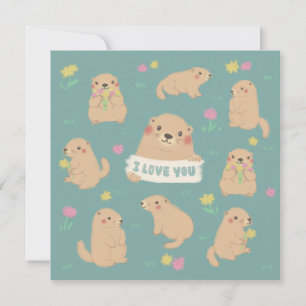 I Kärlek, Marmots Illustration Inbjudningar