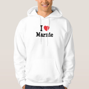 I kärlek Marnie hjärta T-Shirt Munkjacka