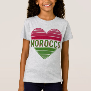 I Kärlek Marocko, marockanskt hjärta T Shirt