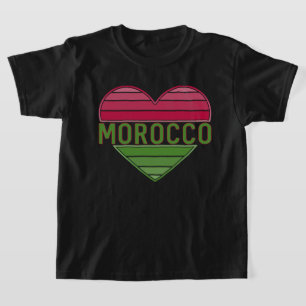 I Kärlek Marocko, marockanskt hjärta T Shirt