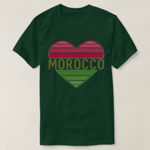 I Kärlek Marocko, marockanskt hjärta T Shirt