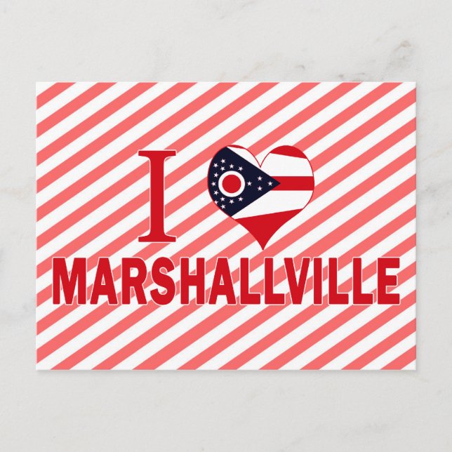 I kärlek Marshallville, Ohio Vykort (Framsida)