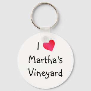 I Kärlek Martha's Vineyard Nyckelring