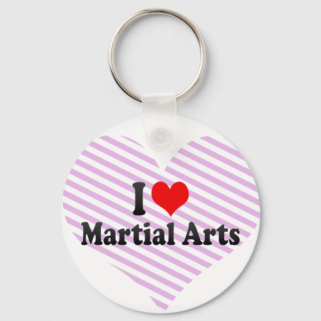 I kärlek Martial Arts Nyckelring (Framsida)