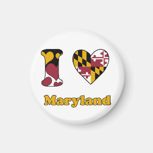 I kärlek Maryland Magnet
