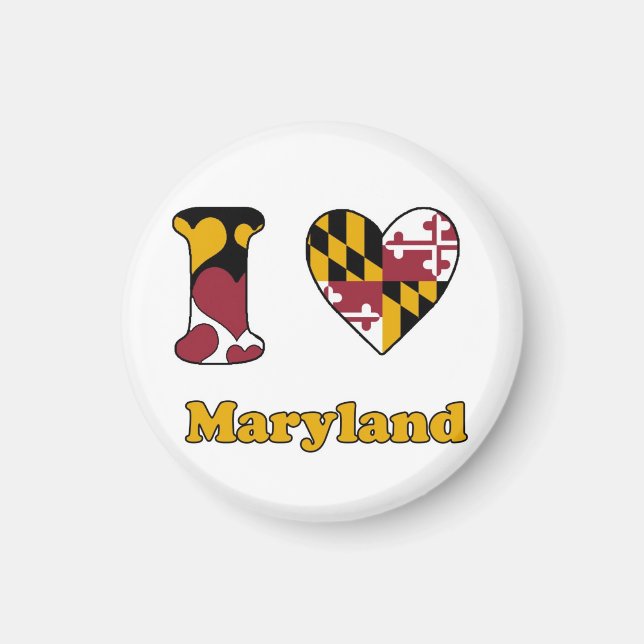 I kärlek Maryland Magnet (Framsidan)