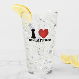 I Kärlek Mashpotatis Thanksgiving Dinner Gift Glaskopp
