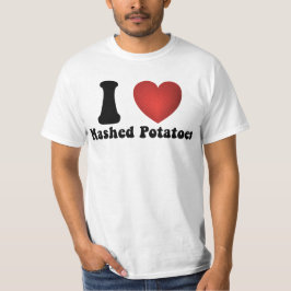I Kärlek Mashpotatis Thanksgiving Dinner Gift T Shirt