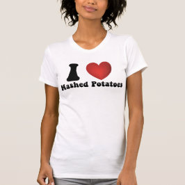 I Kärlek Mashpotatis Thanksgiving Dinner Gift T Shirt