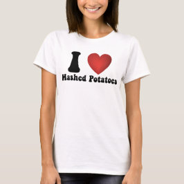 I Kärlek Mashpotatis Thanksgiving Dinner Gift T Shirt