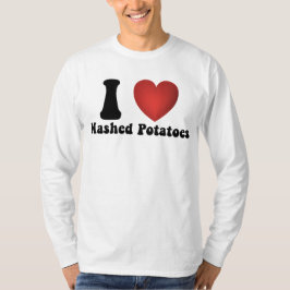 I Kärlek Mashpotatis Thanksgiving Dinner Gift T Shirt