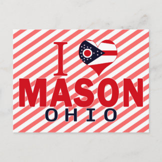 I kärlek Mason, Ohio Vykort