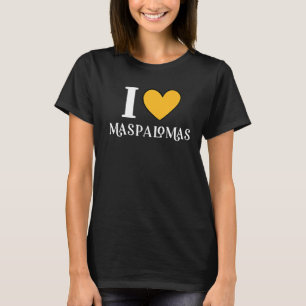 I Kärlek Maspalomas Gran Canaria Spanien Premium T Shirt