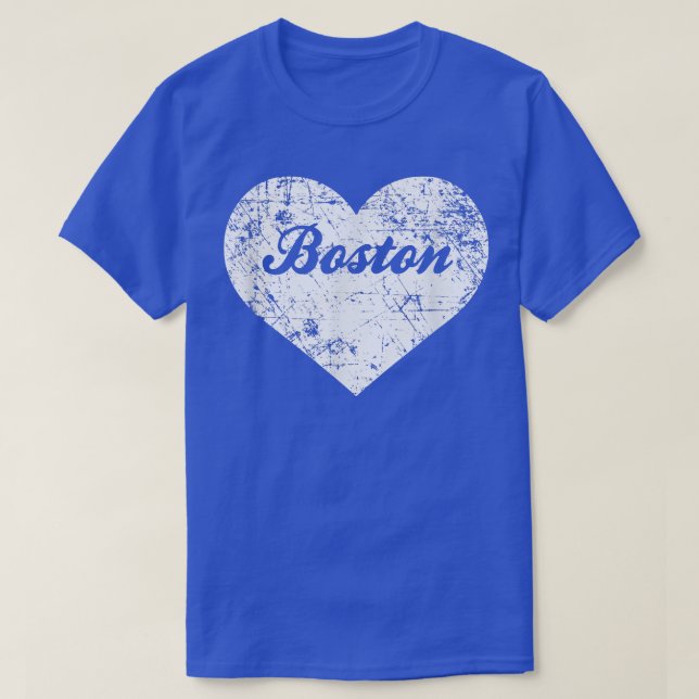 I Kärlek Massachusetts, Funny Cute Boston Gift Sou T Shirt (Design framsida)