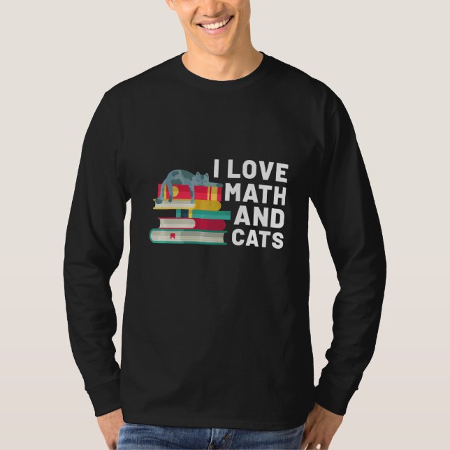 I Kärlek, matematik och matematiker T Shirt (Framsida)