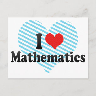 I Kärlek matematik Vykort