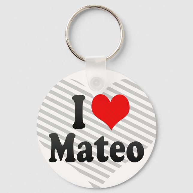 I kärlek Mateo Nyckelring (Framsida)