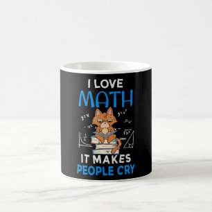 I Kärlek Math där folk Gråter Kaffemugg