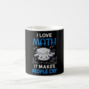 I Kärlek Math där folk Gråter Kaffemugg