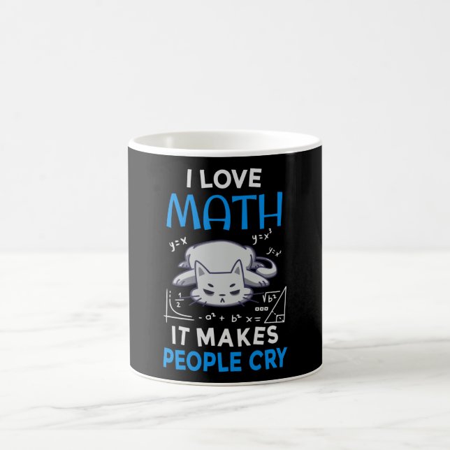 I Kärlek Math där folk Gråter Kaffemugg (Center)