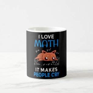 I Kärlek Math där folk Gråter Kaffemugg