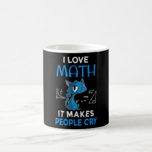 I Kärlek Math där folk Gråter Kaffemugg