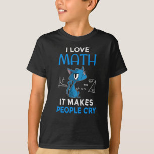 I Kärlek Math där folk Gråter T Shirt