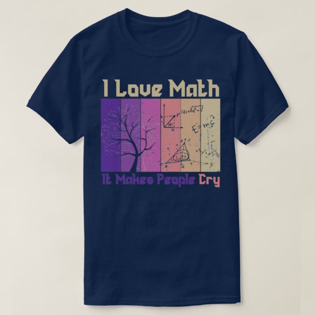 I kärlek math får människor att gråta 6 2 t shirt (Design framsida)