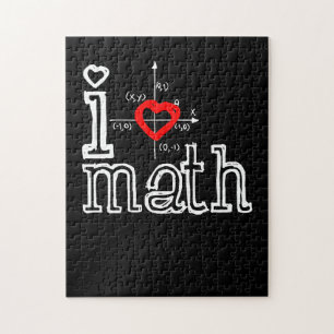 I Kärlek Math I Heart matematik Pussel