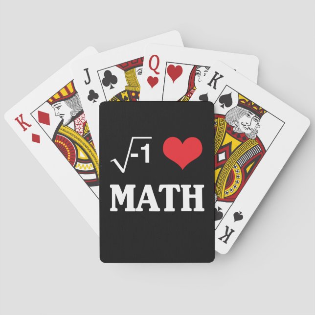 I Kärlek Math Kortlek (Baksidan)