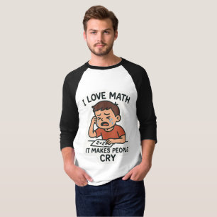 I Kärlek Math - Lustigt Tecknad Sticker T Shirt