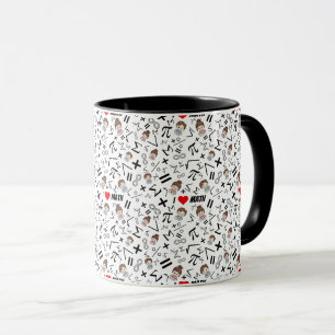 I Kärlek Math Mathematics Symbols Mugg