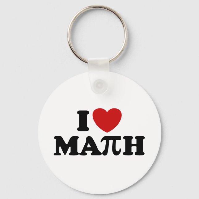 I Kärlek Math Nyckelring (Framsida)
