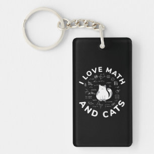 I Kärlek Math och Cats Funny Cat Lover och Math
