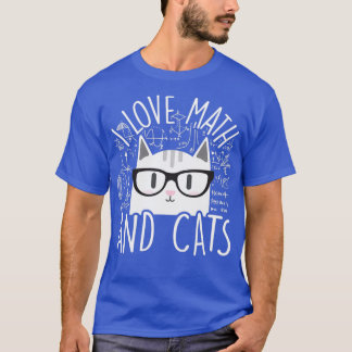 I Kärlek Math och Cats Kattunge Algebra Calculus G T Shirt