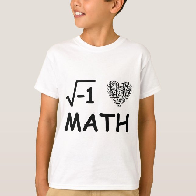 I kärlek math t-shirt (Framsida)