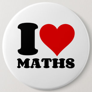I KÄRLEK MATHS KNAPP