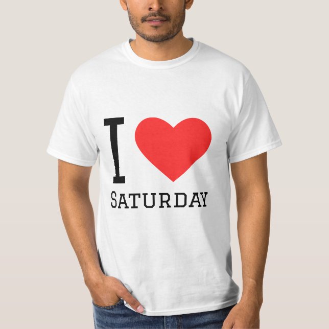I kärlek-mättade kvadratiska dekaler t shirt (Framsida)
