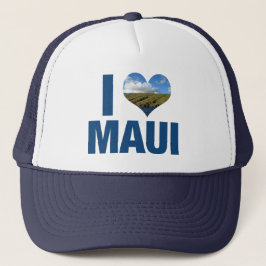 I Kärlek Maui Hawaii Cute Hawaiian Vacation Keps