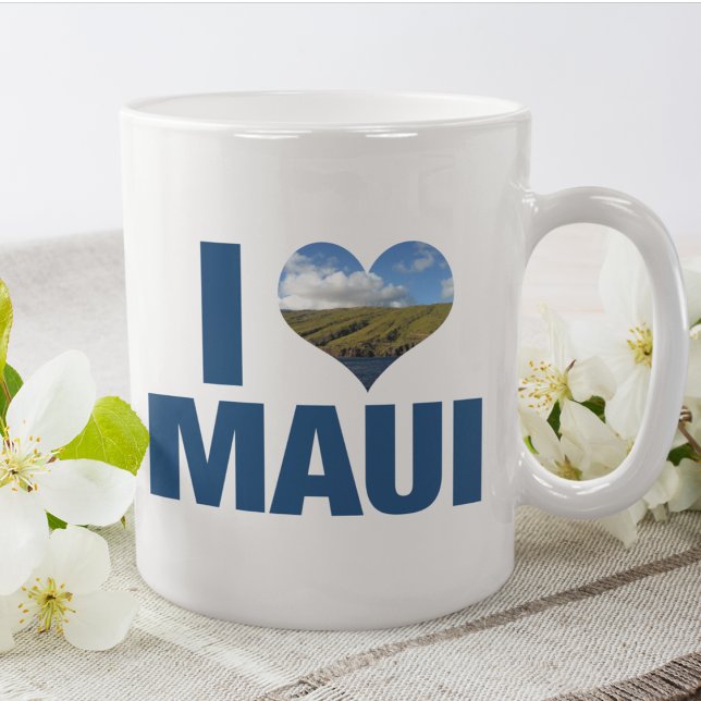 I Kärlek Maui Hawaii Kaffemugg (Skapare uppladdad)