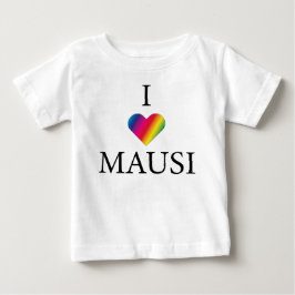 I KÄRLEK MAUSI RAINBOW HEART T SHIRT