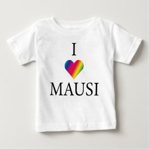 I KÄRLEK MAUSI RAINBOW HEART T SHIRT